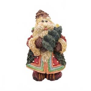 Vintage Santa Claus in Mandarin Style Robe 4" Christmas Decor